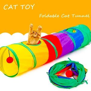 45inch Tunnel for Indoor Cats/ Dogs Interactive, Tunnel Toys, Pet Toys P…